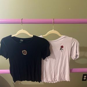 Wild fable cropped tees